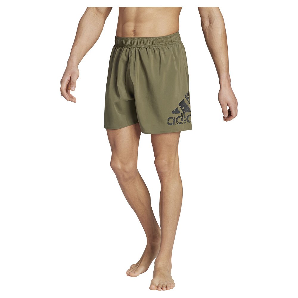 Adidas Big Logo Clx Swimming Shorts Grün M Mann von Adidas