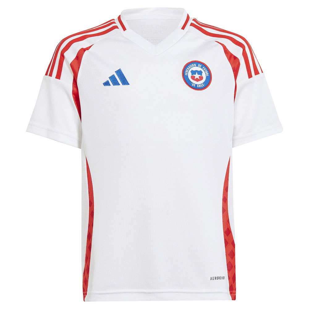 Adidas Chile 23/24 Junior Short Sleeve T-shirt Away Weiß 11-12 Years von Adidas