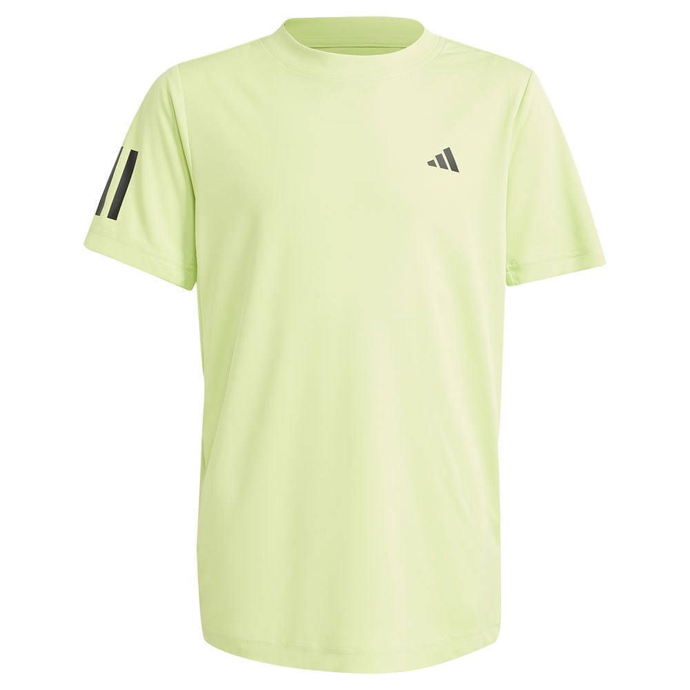 Adidas Club 3 Stripes Short Sleeve T-shirt Gelb 5-6 Years Junge von Adidas