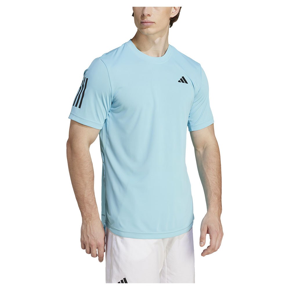 Adidas Club 3 Stripes Short Sleeve T-shirt Blau XL Mann von Adidas