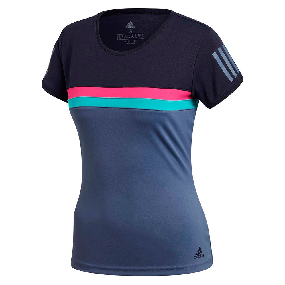Adidas Club Short Sleeve T-shirt Blau XS Frau von Adidas