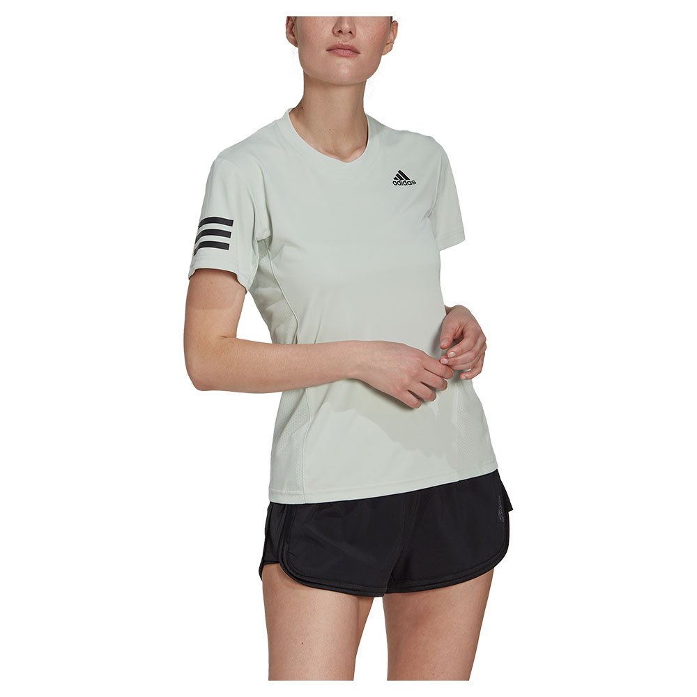 Adidas Club Short Sleeve T-shirt Grün L Frau von Adidas