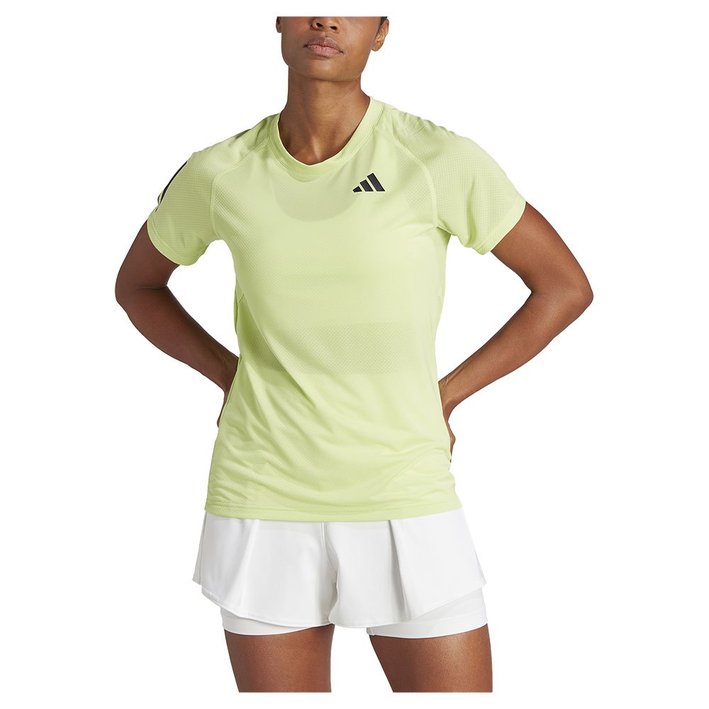 Adidas Club Short Sleeve T-shirt Grün XS Frau von Adidas