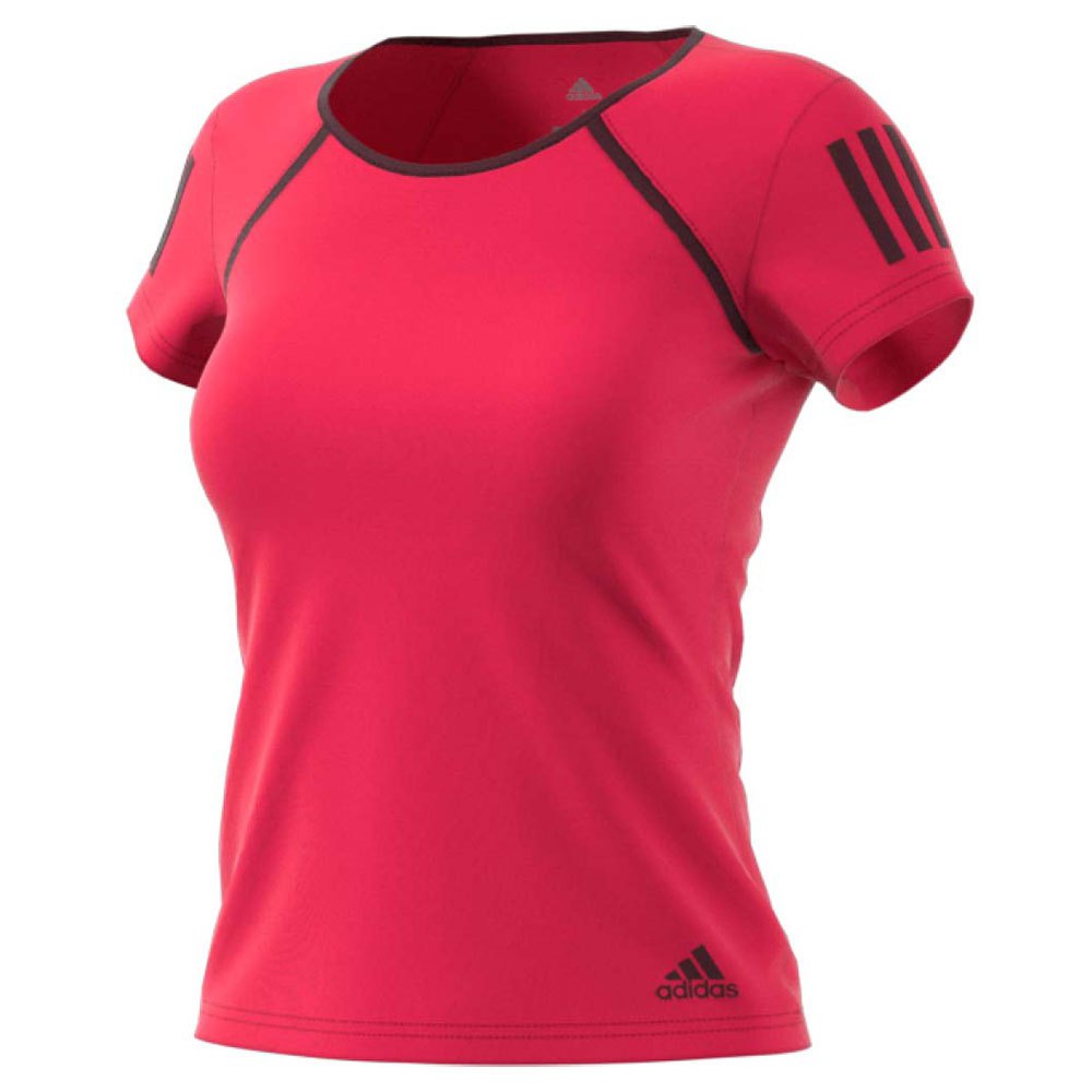 Adidas Club Short Sleeve T-shirt Rosa 2XS Frau von Adidas
