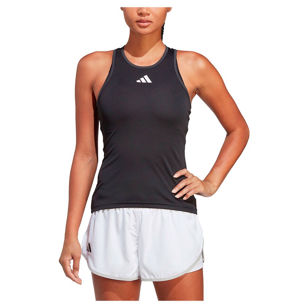 Adidas Club Sleeveless T-shirt Schwarz L Frau von Adidas