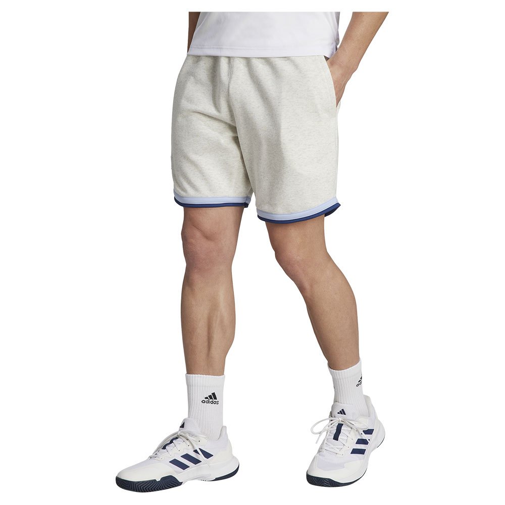 Adidas Clubhouse Classic French Terry Premium 7´´ Shorts Beige M Mann von Adidas