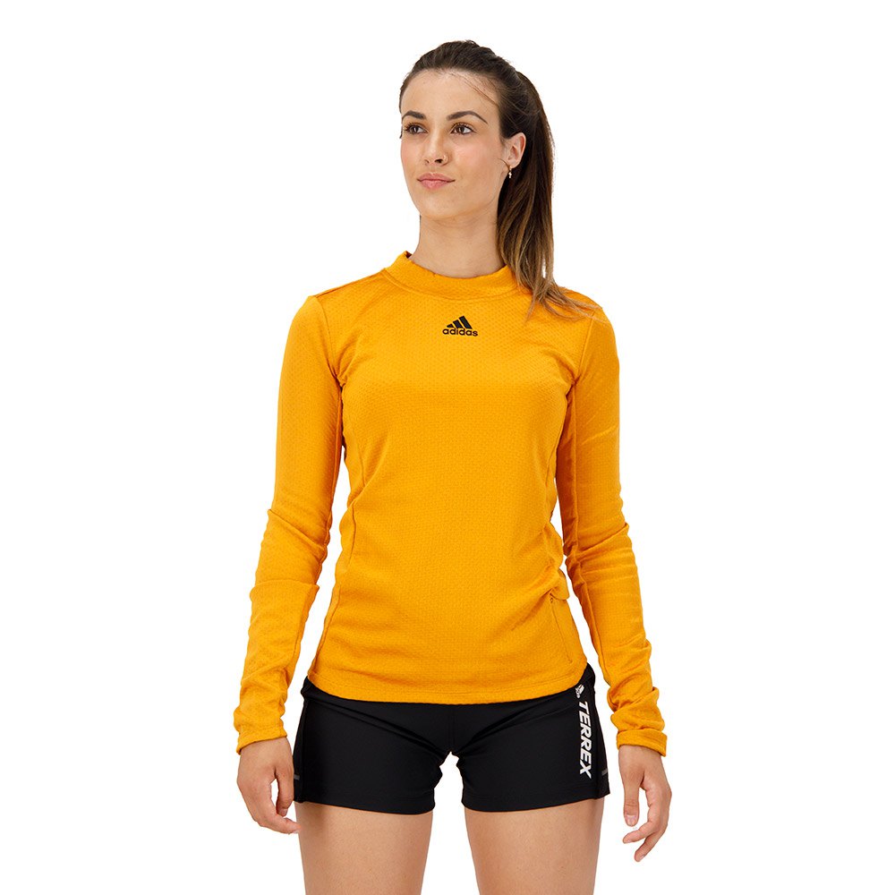 Adidas Cold.rdy Short Sleeve T-shirt Orange XS / Regular Frau von Adidas