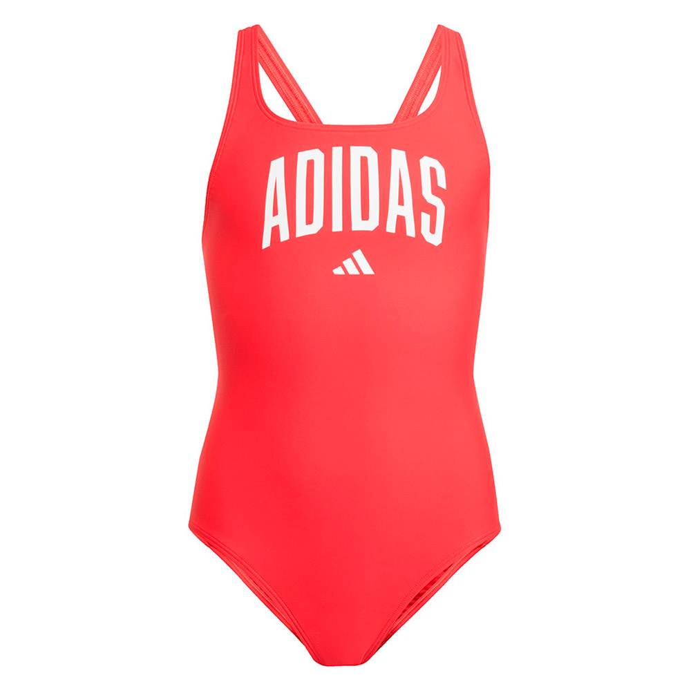 Adidas Collegiate V-back Swimsuit Rot 14-15 Years Mädchen von Adidas