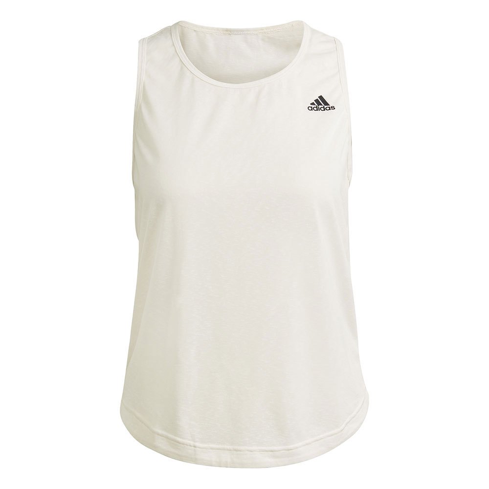 Adidas Designed 2 Move Aeroready Dance Sleeveless T-shirt Weiß M Frau von Adidas