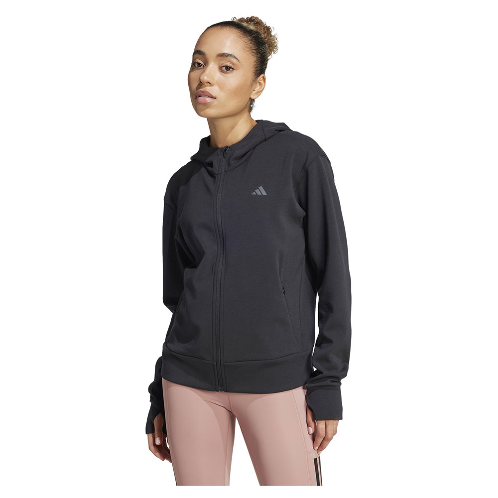 Adidas Designed 4 Training Full Zip Sweatshirt Schwarz XS Frau von Adidas