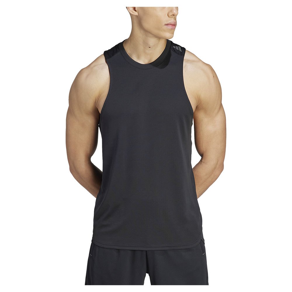 Adidas Designed For Heat.rdy Hiit Sleeveless T-shirt Schwarz XL / Regular Mann von Adidas