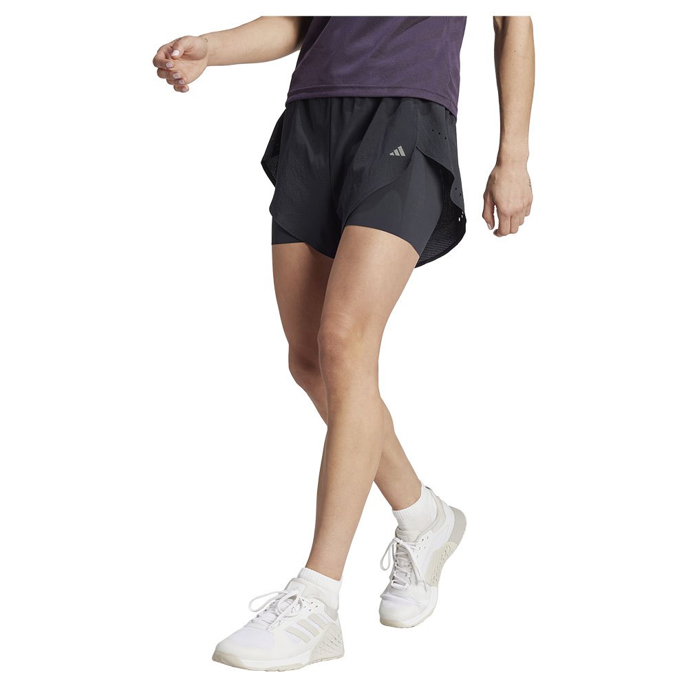 Adidas Designed For Training Hiit 2 In 1 Shorts Schwarz M Frau von Adidas