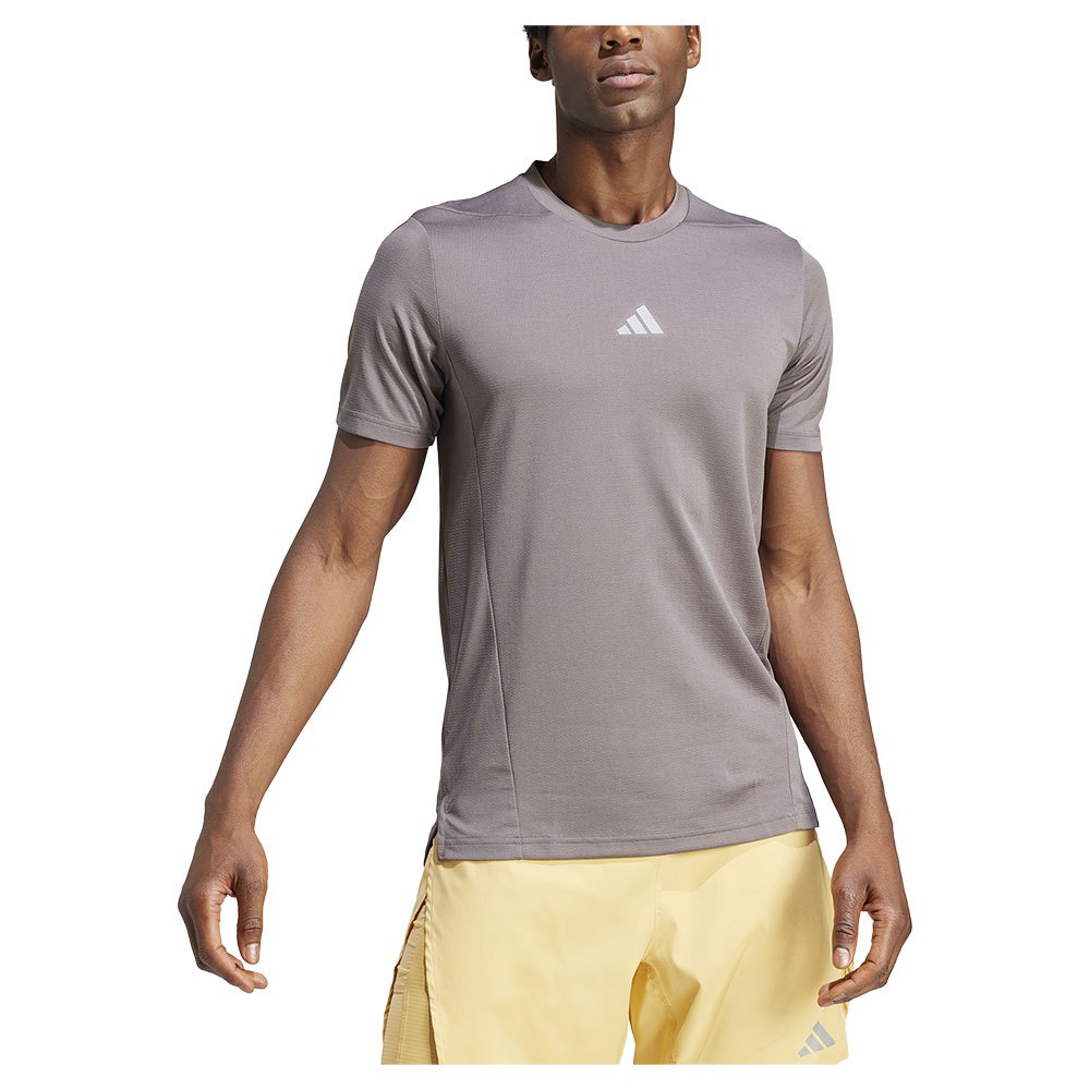 Adidas Designed For Training Hr Short Sleeve T-shirt Grau 2XL Mann von Adidas
