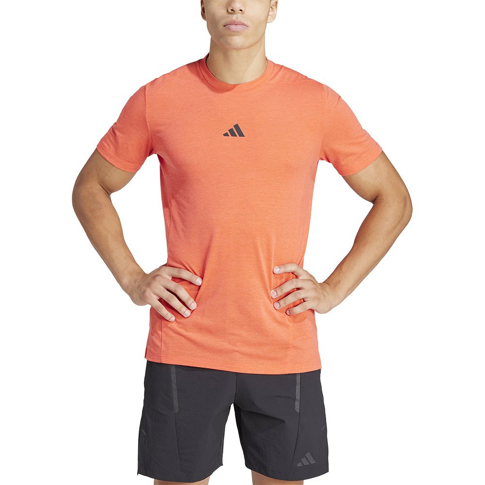 Adidas Designed For Training Short Sleeve T-shirt Orange 2XL Mann von Adidas