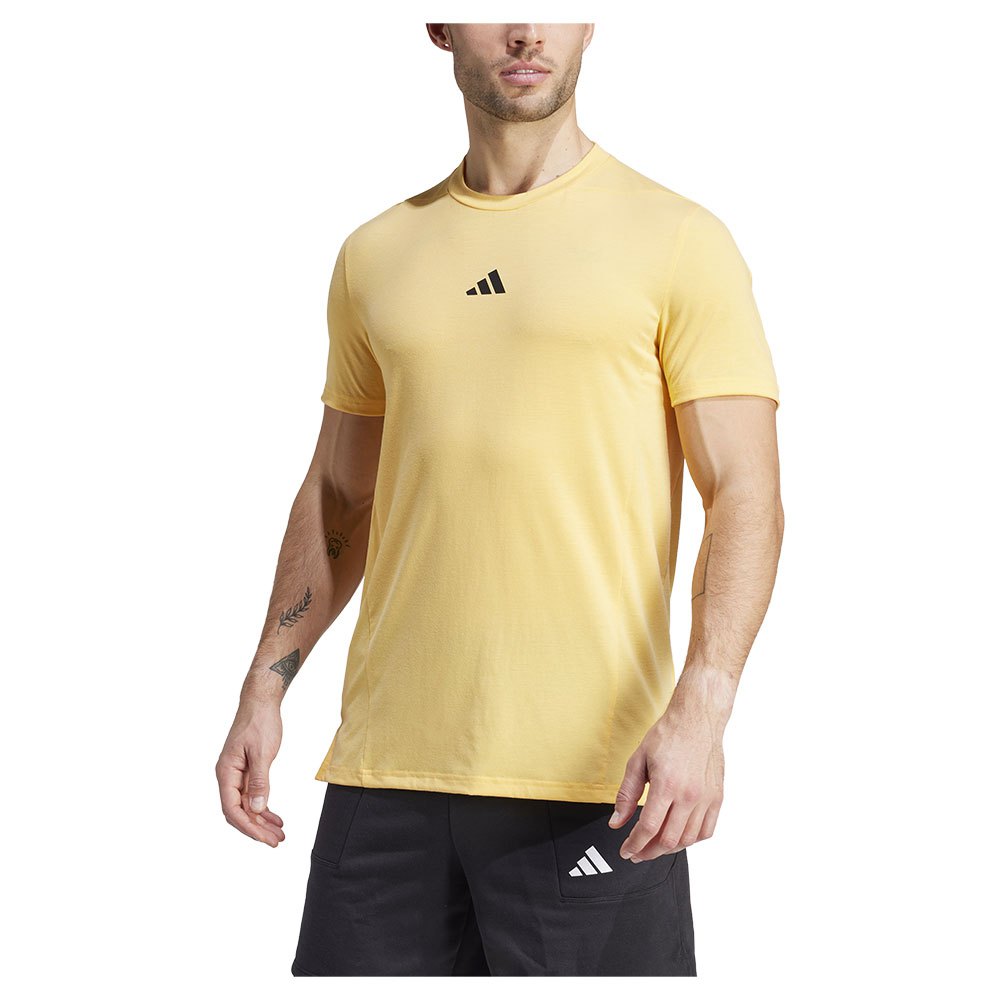 Adidas Designed For Training Short Sleeve T-shirt Gelb 2XL Mann von Adidas