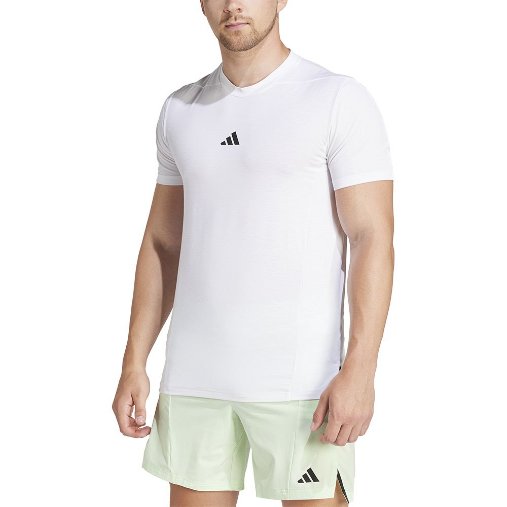 Adidas Designed For Training Short Sleeve T-shirt Weiß L / Regular Mann von Adidas