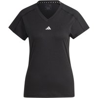 Adidas Essentials Aeroready Train Minimal Branding V-neck T-shirt Damen Schwarz - Xs von Adidas