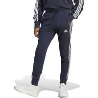 Adidas Essentials French Terry Tapered Cuff 3-stripes Trainingshose Herren Dunkelblau - L von Adidas
