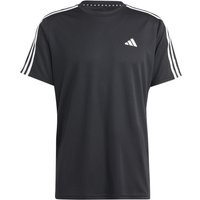 Adidas Essentials Train 3-stripes Training T-shirt Herren Schwarz - L von Adidas