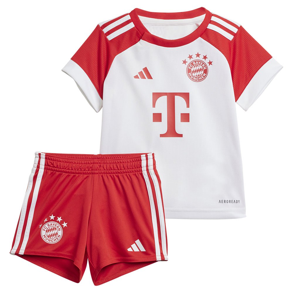 Adidas Fc Bayern 23/24 Infant Set Home Rot 6-9 Months von Adidas