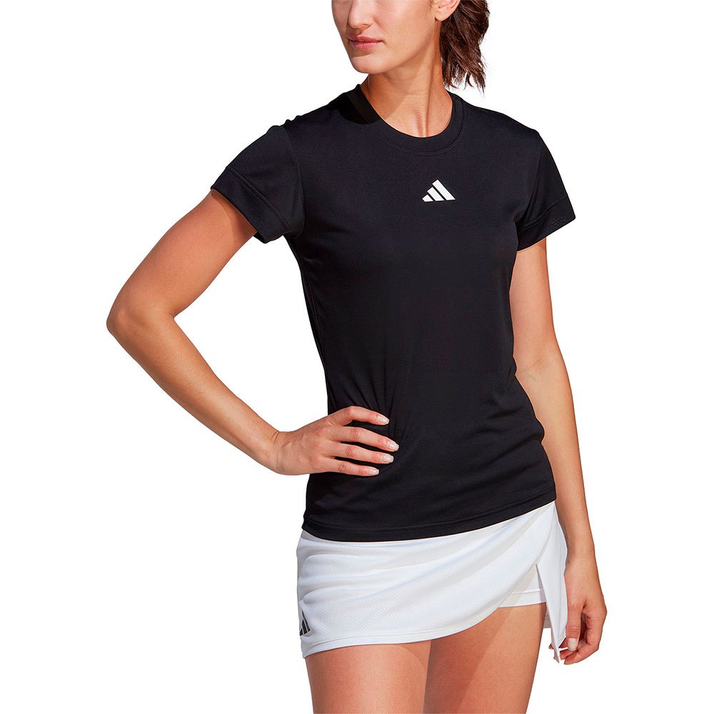 Adidas Freelift Short Sleeve T-shirt Schwarz S Frau von Adidas