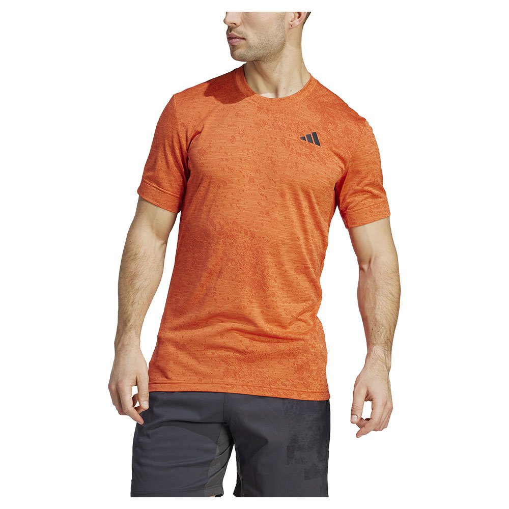 Adidas Freelift Short Sleeve T-shirt Orange S Mann von Adidas