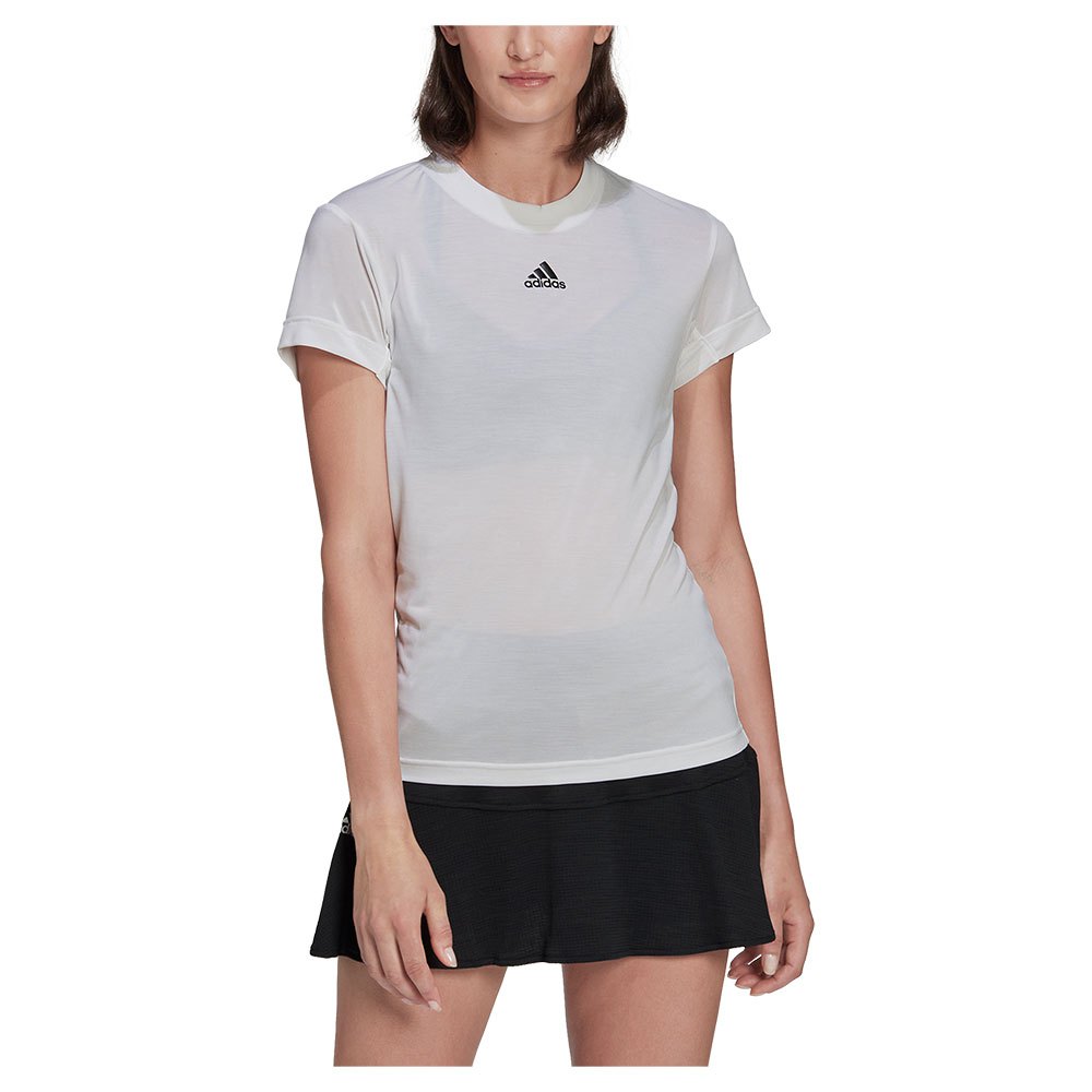 Adidas Freelift Short Sleeve T-shirt Weiß S Frau von Adidas
