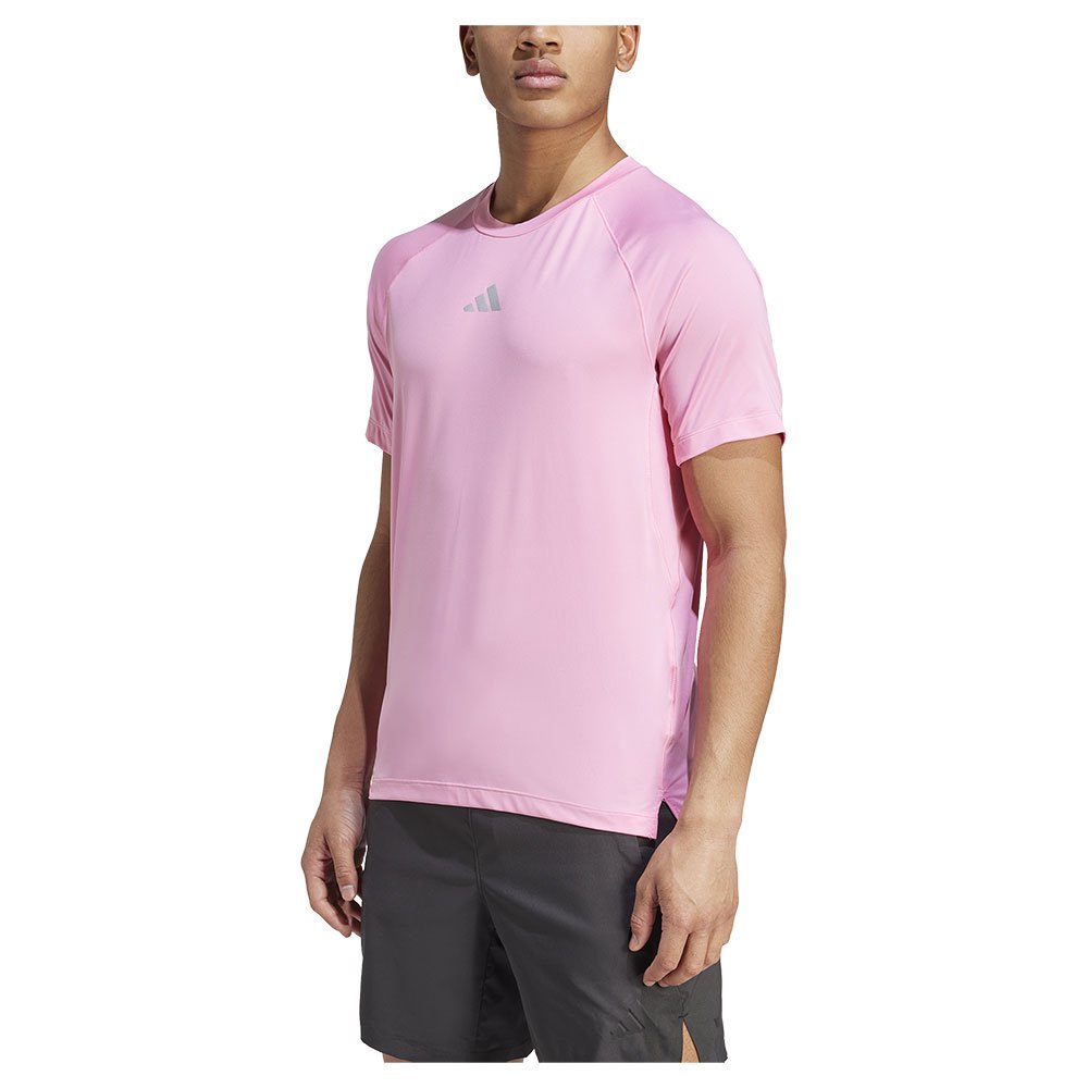 Adidas Gym+ Short Sleeve T-shirt Rosa 2XL Mann von Adidas