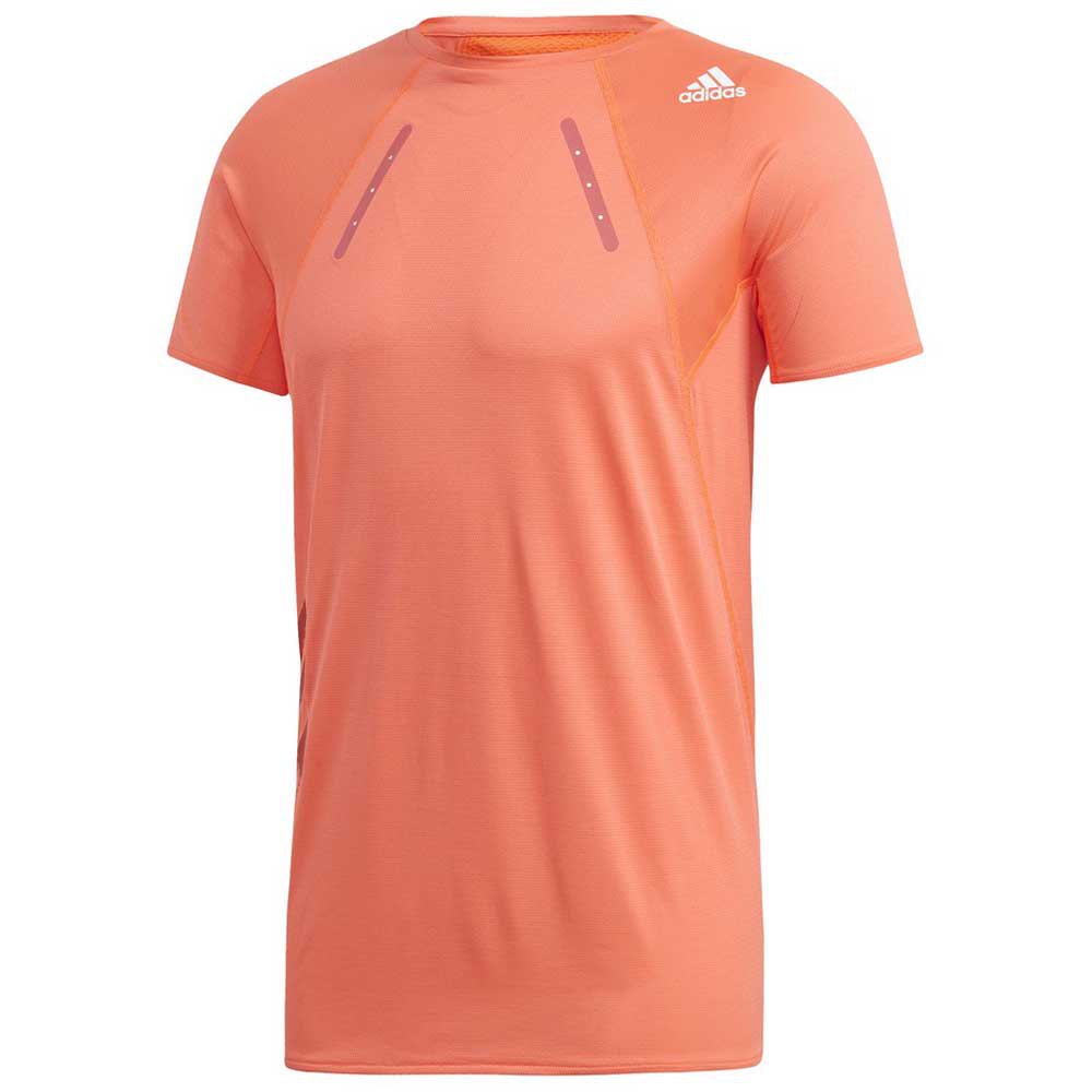 Adidas Heat.rdy Short Sleeve T-shirt Orange M Mann von Adidas