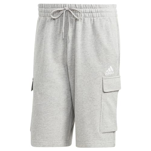 Adidas Herren Shorts (1/2) M Sl Ft C SHO, Medium Grey Heather, HA4340, LT von adidas
