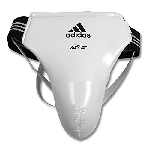 Adidas Herren WTF Tiefschutz Cup Displayschutzfolie Martial Arts – Weiß, Medium von adidas