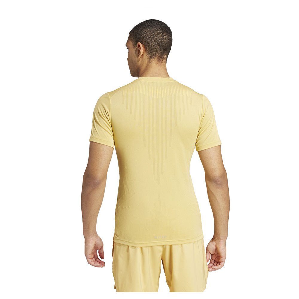 Adidas High Intensity Airchi Short Sleeve T-shirt Gelb 2XL Mann von Adidas