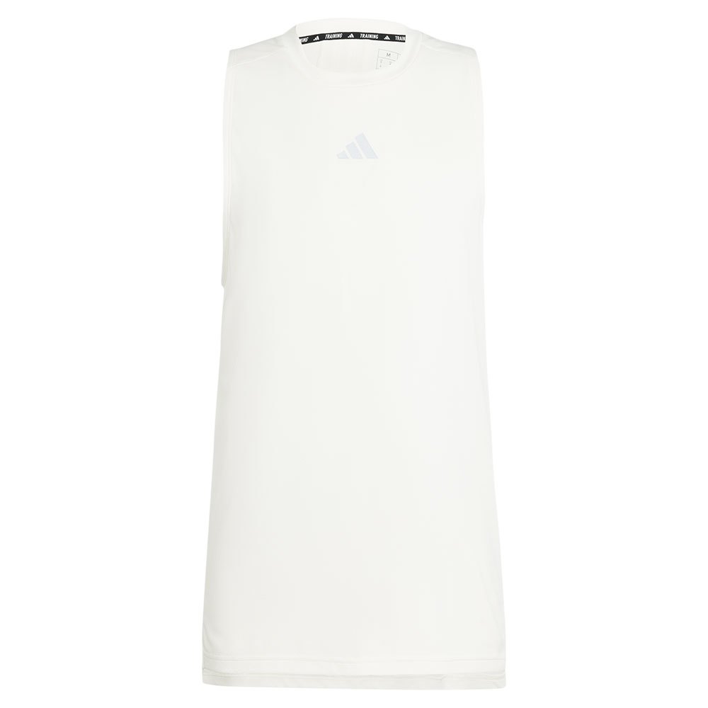 Adidas Hight Intensity Mesh 3 Stripes Sleeveless T-shirt Weiß S Mann von Adidas