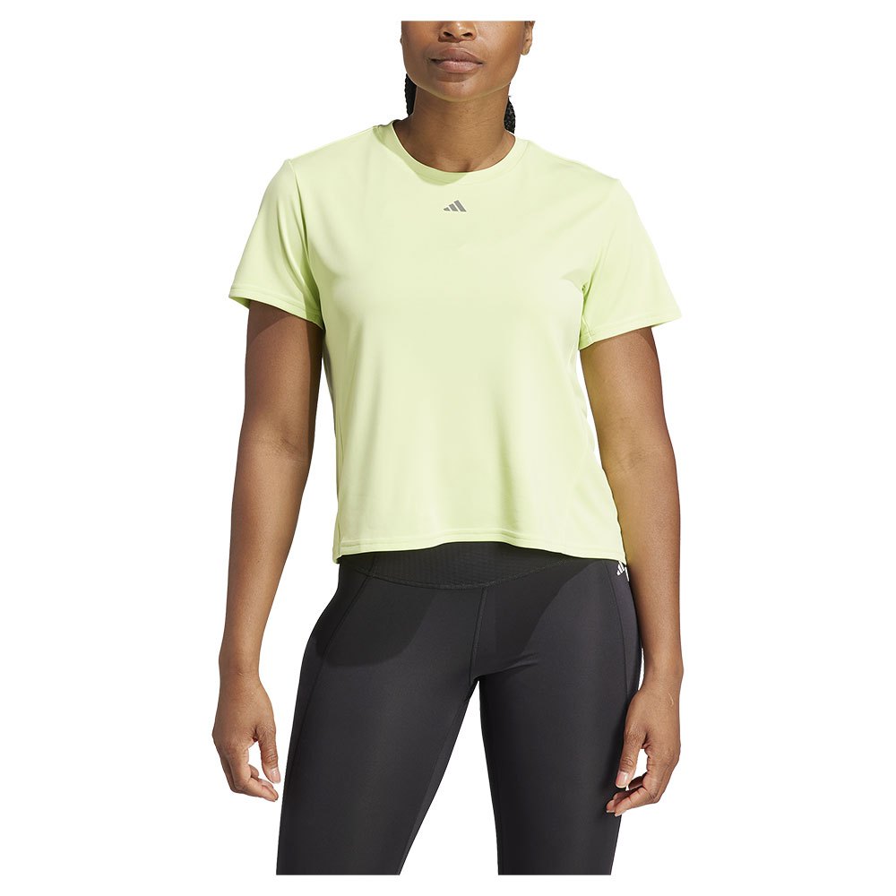 Adidas Hiit Heat.rdy Sweat-conceal Short Sleeve T-shirt Gelb XS / Regular Frau von Adidas