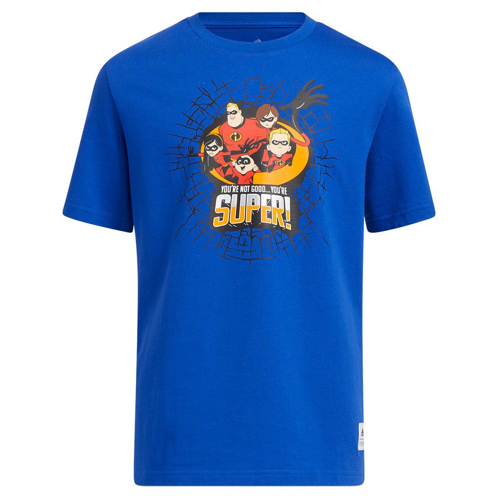 Adidas Incredibles Short Sleeve T-shirt Blau 7-8 Years Junge von Adidas