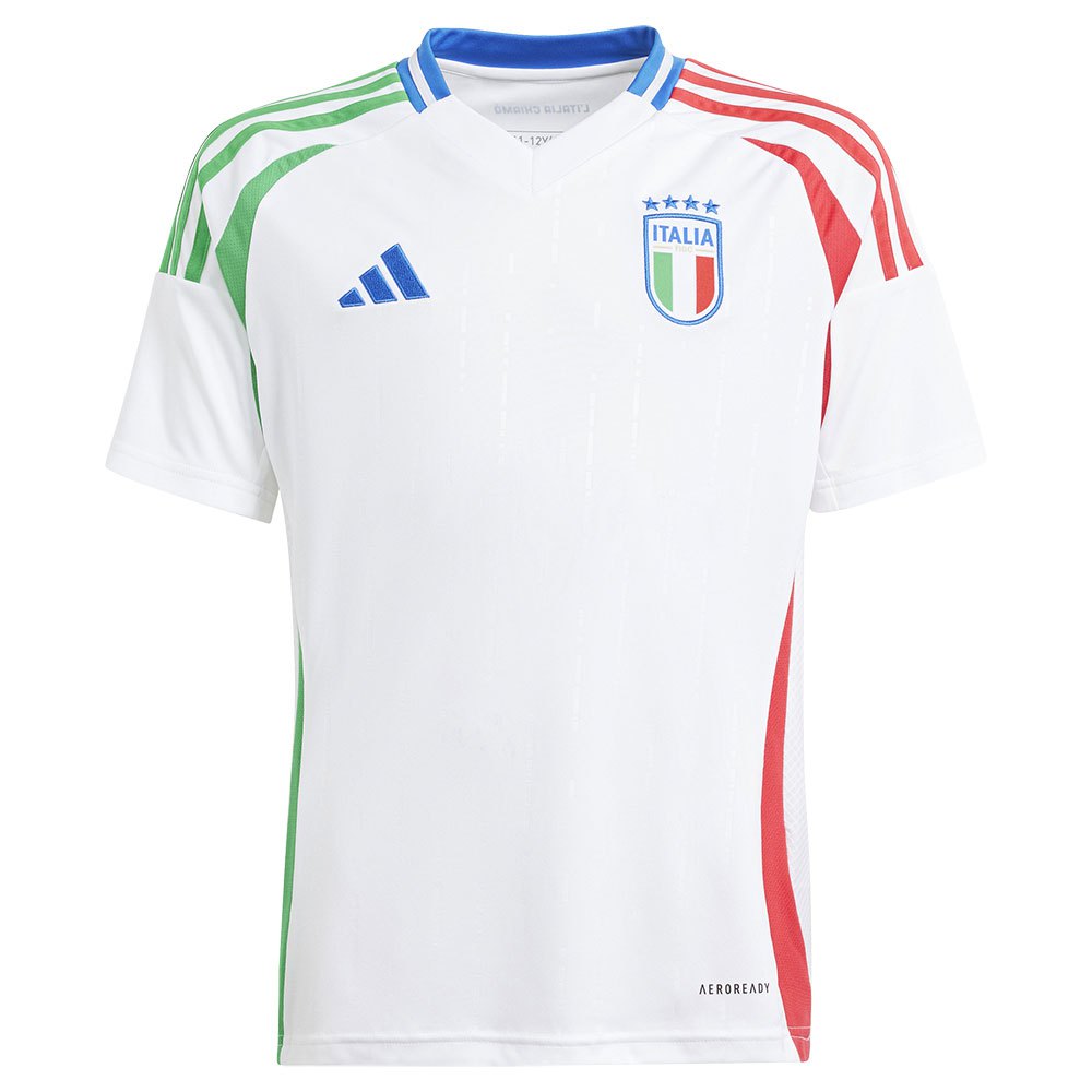 Adidas Italy 23/24 Junior Short Sleeve T-shirt Replica Weiß 11-12 Years von Adidas