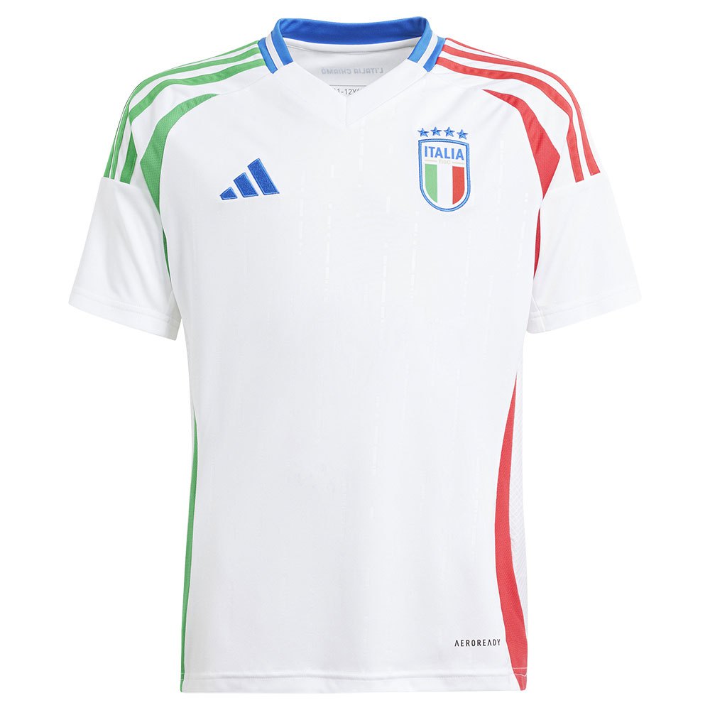 Adidas Italy 23/24 Junior Short Sleeve T-shirt Replica Weiß 13-14 Years von Adidas