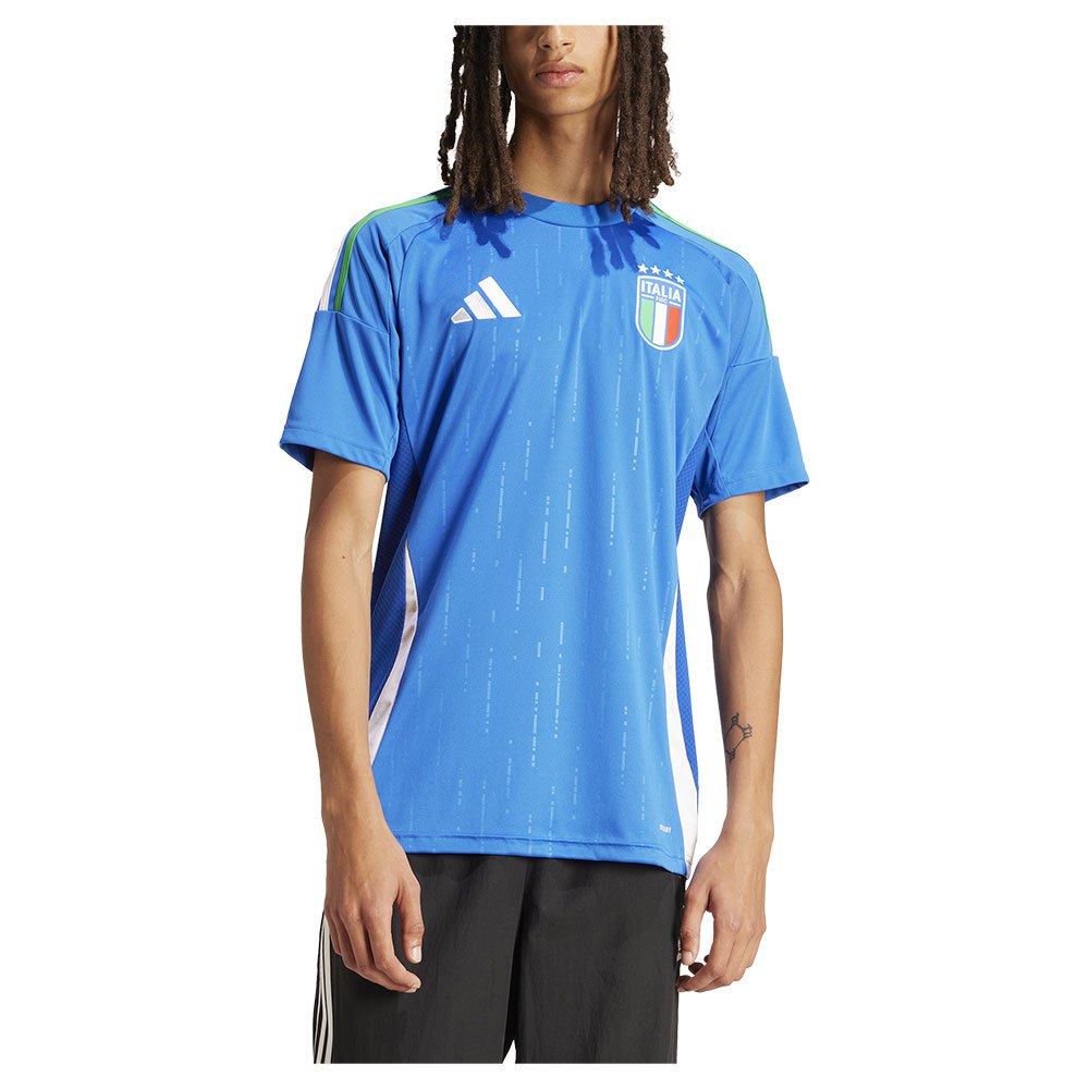 Adidas Italy 23/24 Short Sleeve T-shirt Home Blau 2XL von Adidas