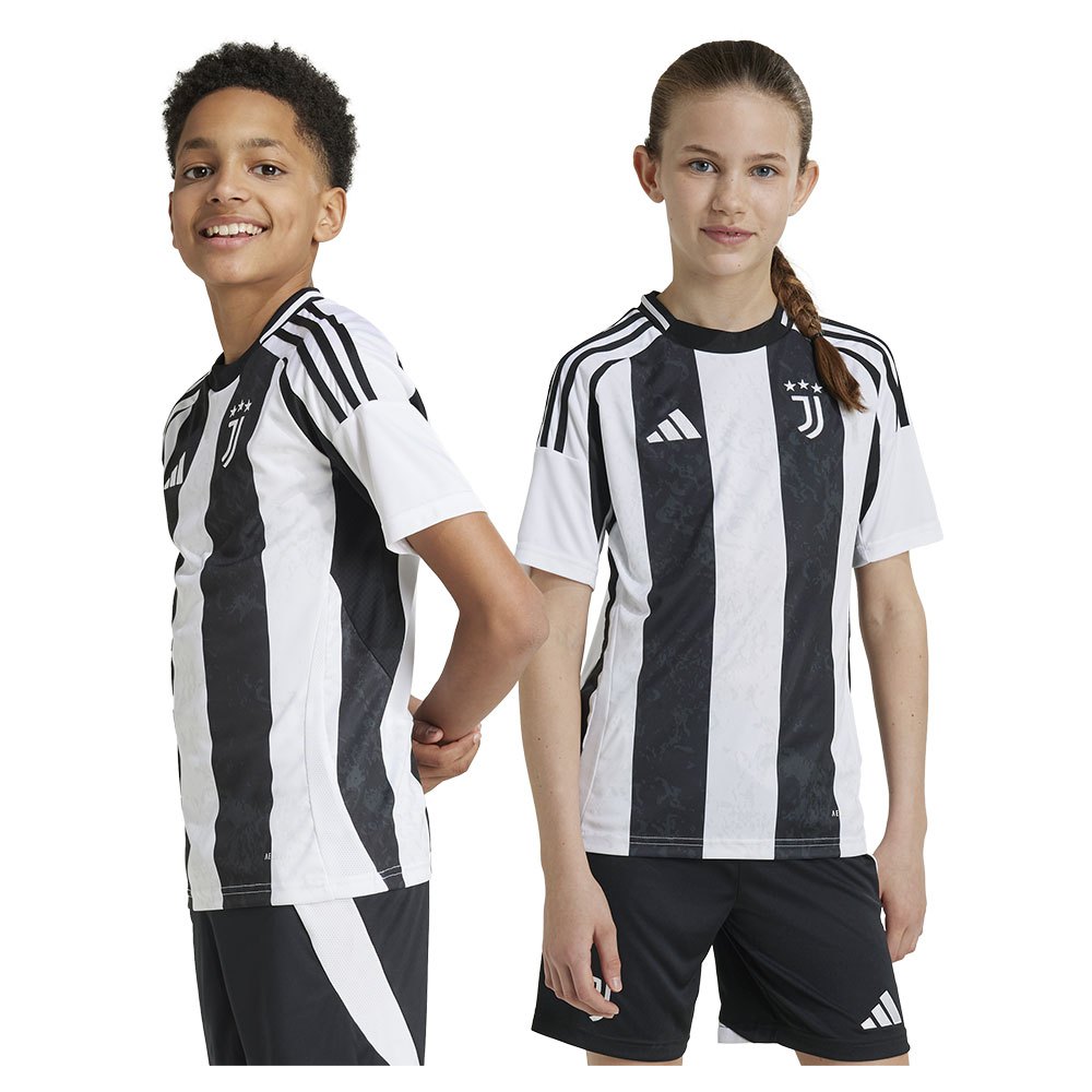 Adidas Juventus 24/25 Home Junior Short Sleeve T-shirt Schwarz 11-12 Years von Adidas