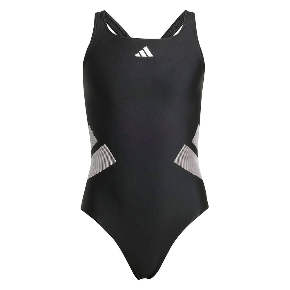 Adidas Logo C-back Swimsuit Schwarz 14-15 Years Mädchen von Adidas