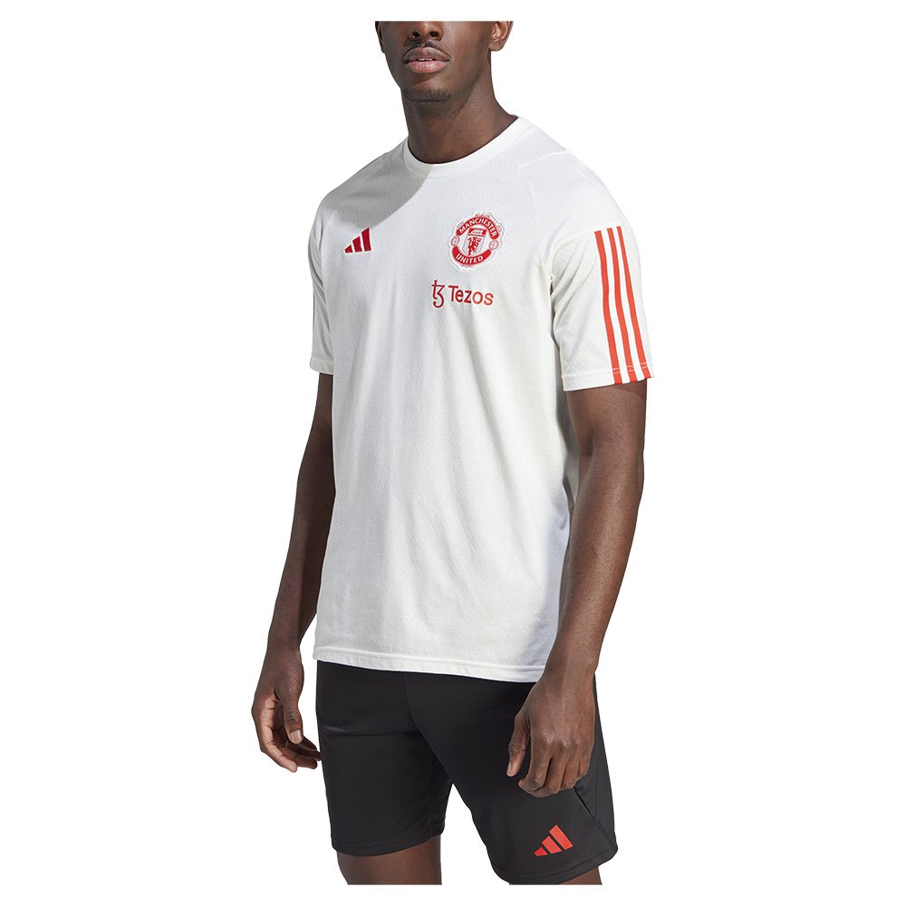 Adidas Manchester United Fc 23/24 Tiro Short Sleeve T-shirt Training Weiß XL von Adidas