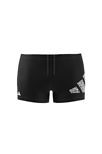 Adidas Men's Branded Boxer Swimsuit, Black/White, S/M(32) von adidas