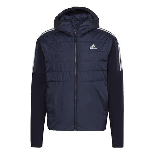 Adidas Men's Essentials Insulated Hooded Hybrid Jacket (Midweight) von adidas