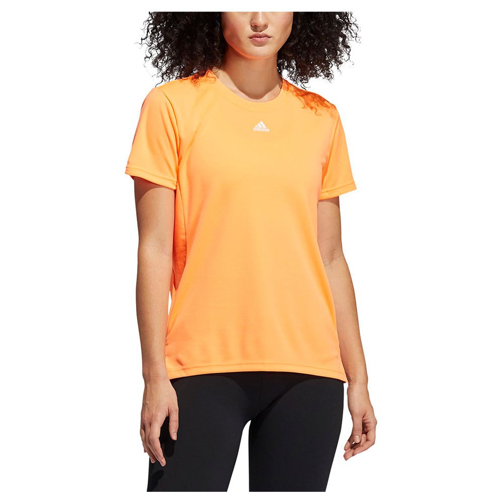 Adidas Necessi- Short Sleeve T-shirt Orange XS Frau von Adidas