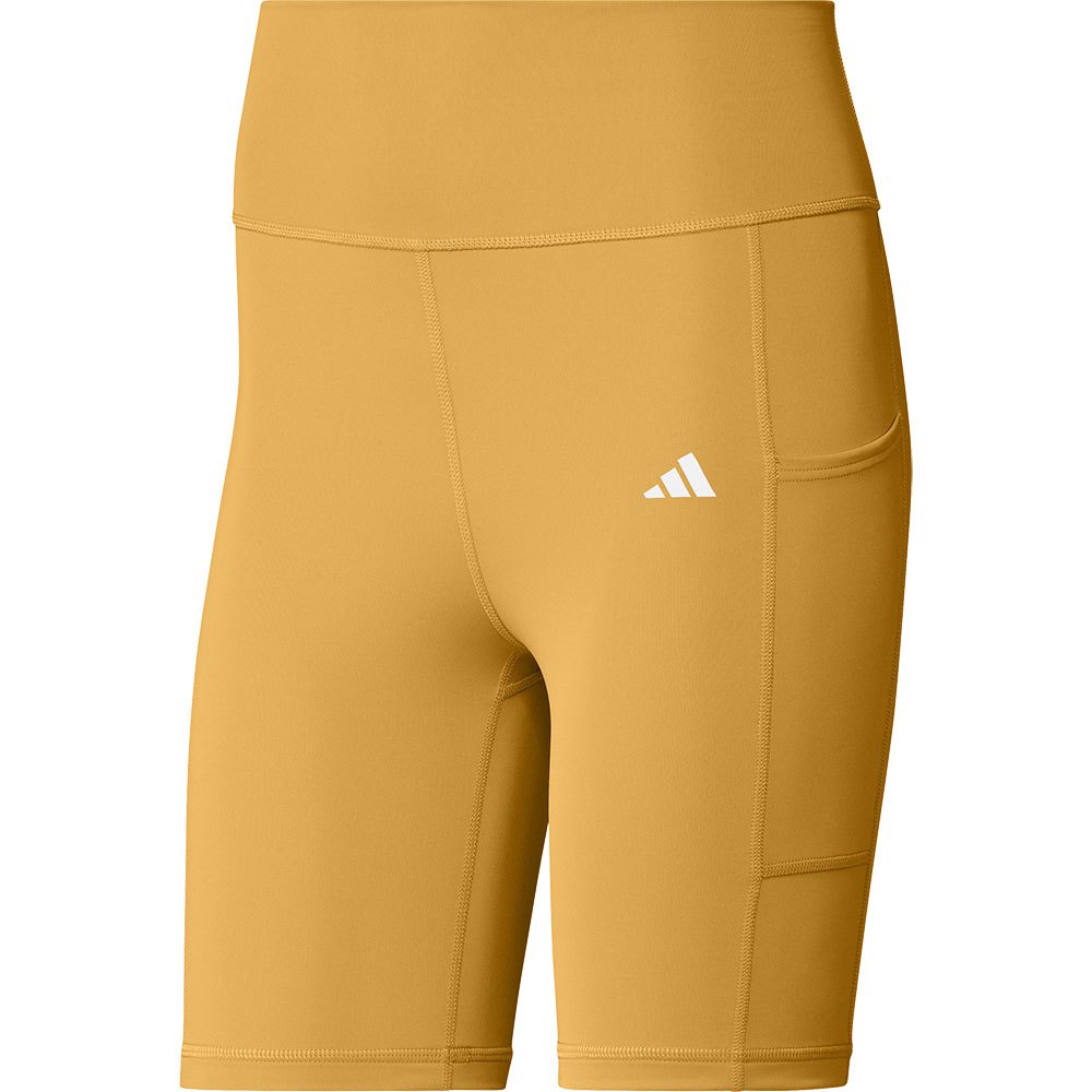 Adidas Optime 7´´ Short Leggings Gelb L Frau von Adidas