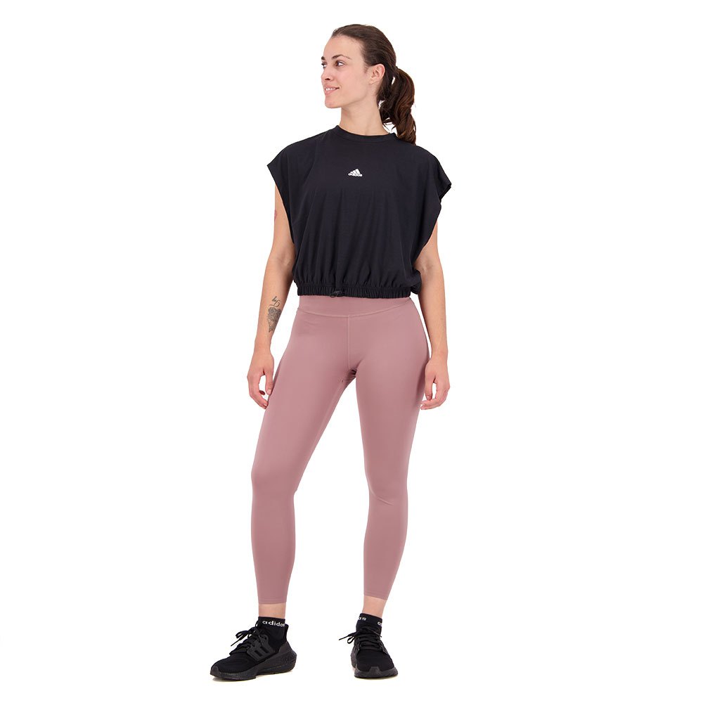 Adidas Optime Luxe 7/8 Leggings Braun M Frau von Adidas