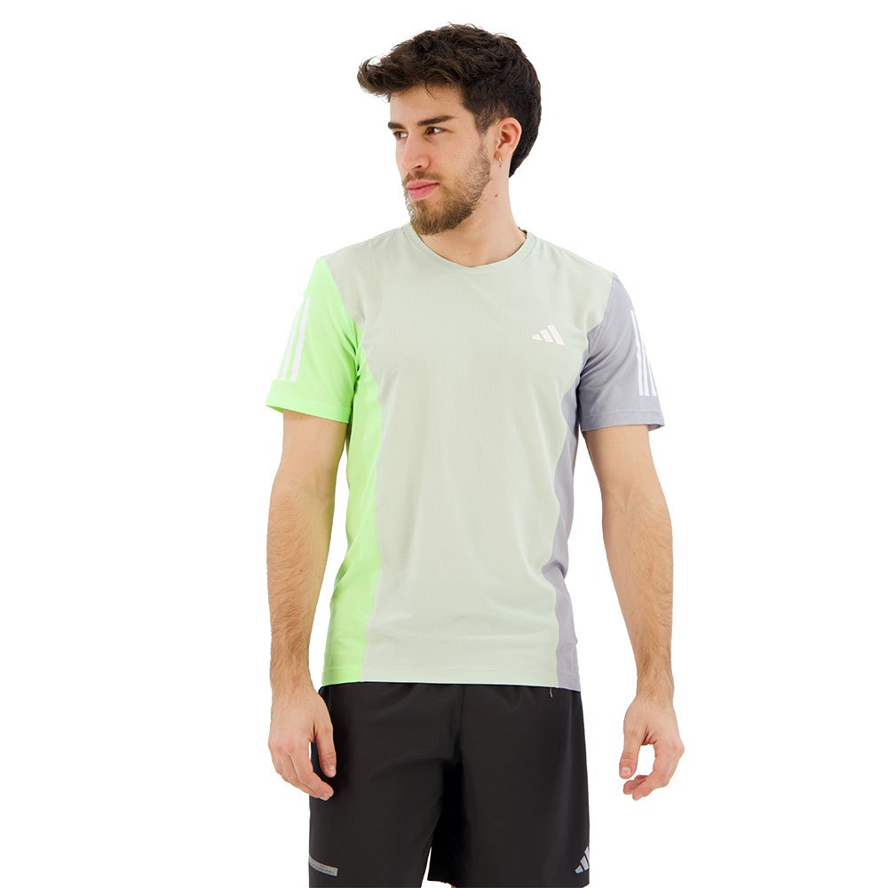 Adidas Own The Run Base Cb Short Sleeve T-shirt Grün XL / Regular Mann von Adidas
