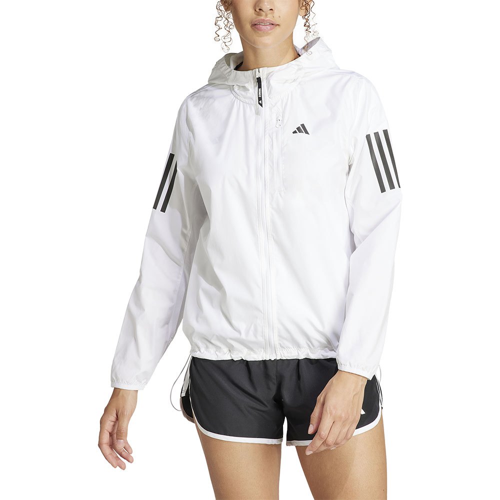 Adidas Own The Run Base Jacket Weiß XL Frau von Adidas