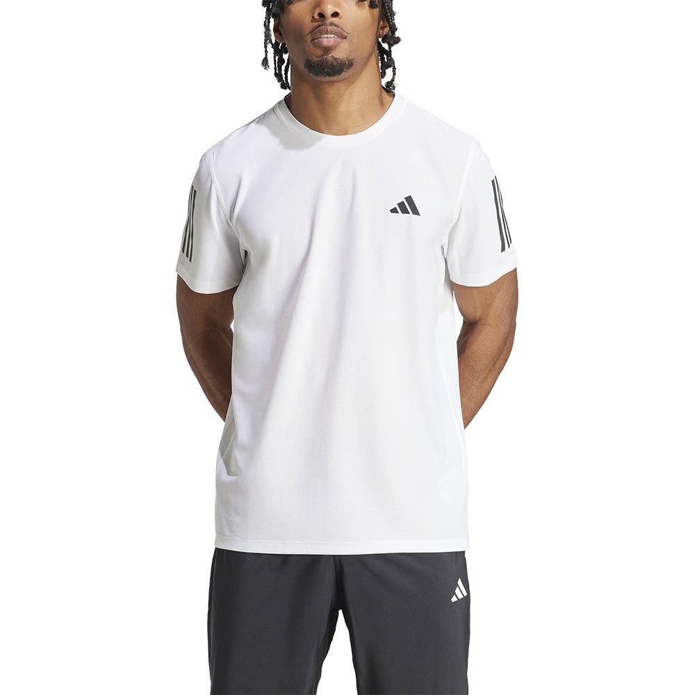 Adidas Own The Run Base Short Sleeve T-shirt Weiß L / Regular Mann von Adidas