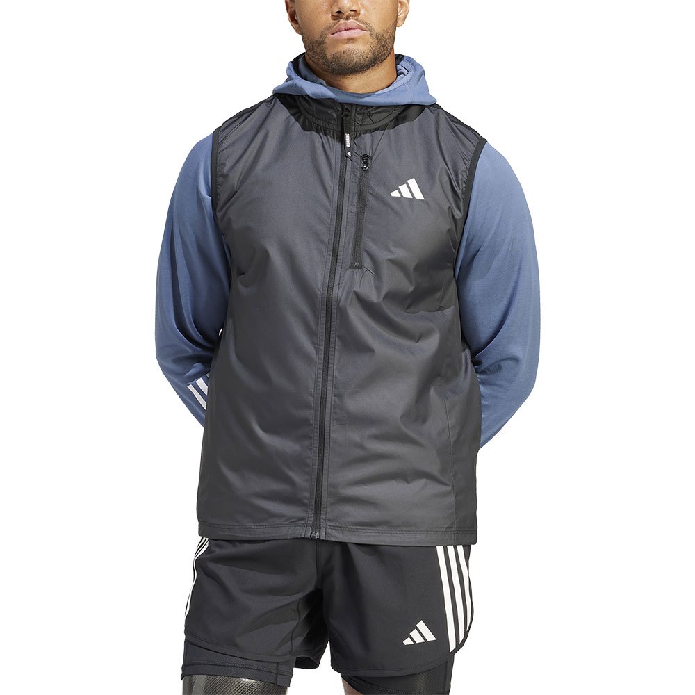 Adidas Own The Run Base Vest Grau L / Regular Mann von Adidas